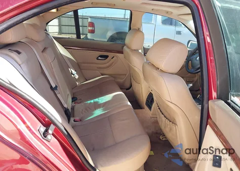 2001 BMW 540I из США, поврежденный, VIN WBADN53441GC98186